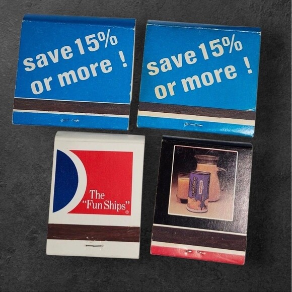 Vintage Matchbook Lot Funeral Home Cruise Food Commissary Advertising Ephemera - Picture 3 of 9